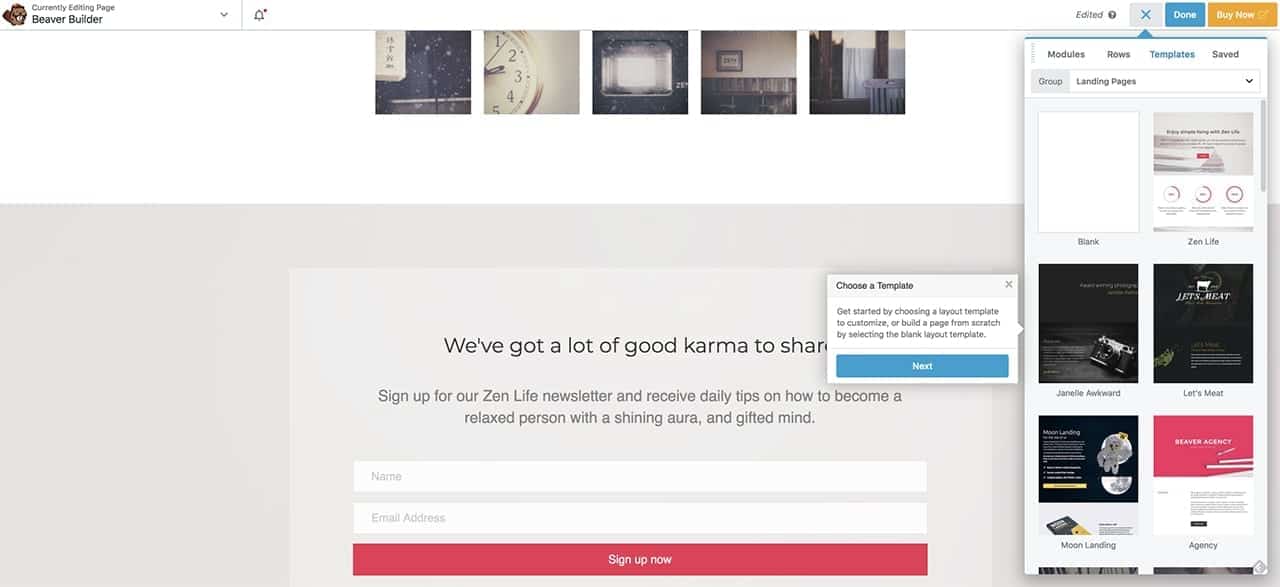 Beaver Builder Templates