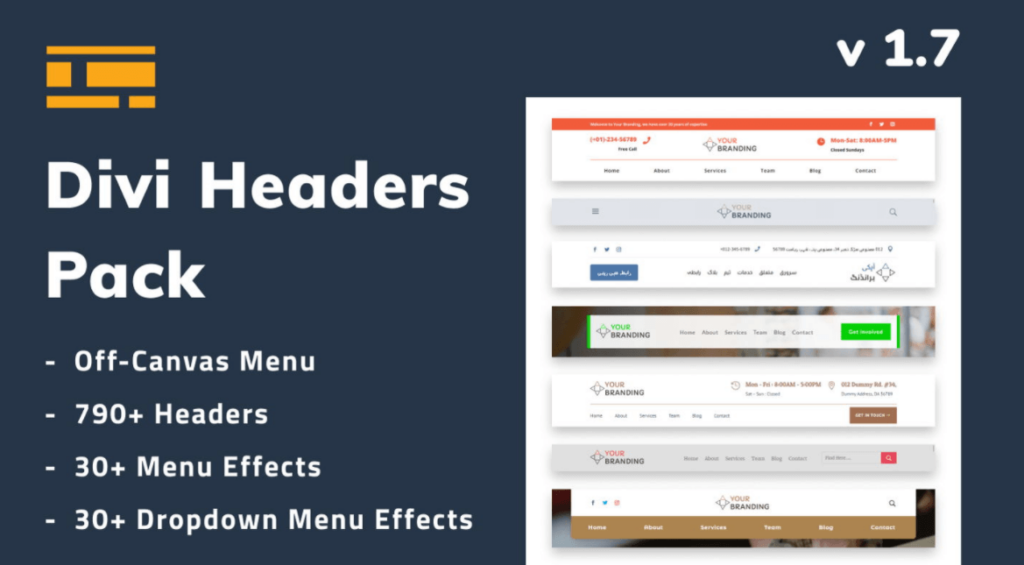 The Divi Headers Pack
