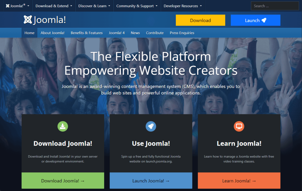 the flexible platform empowering website creators