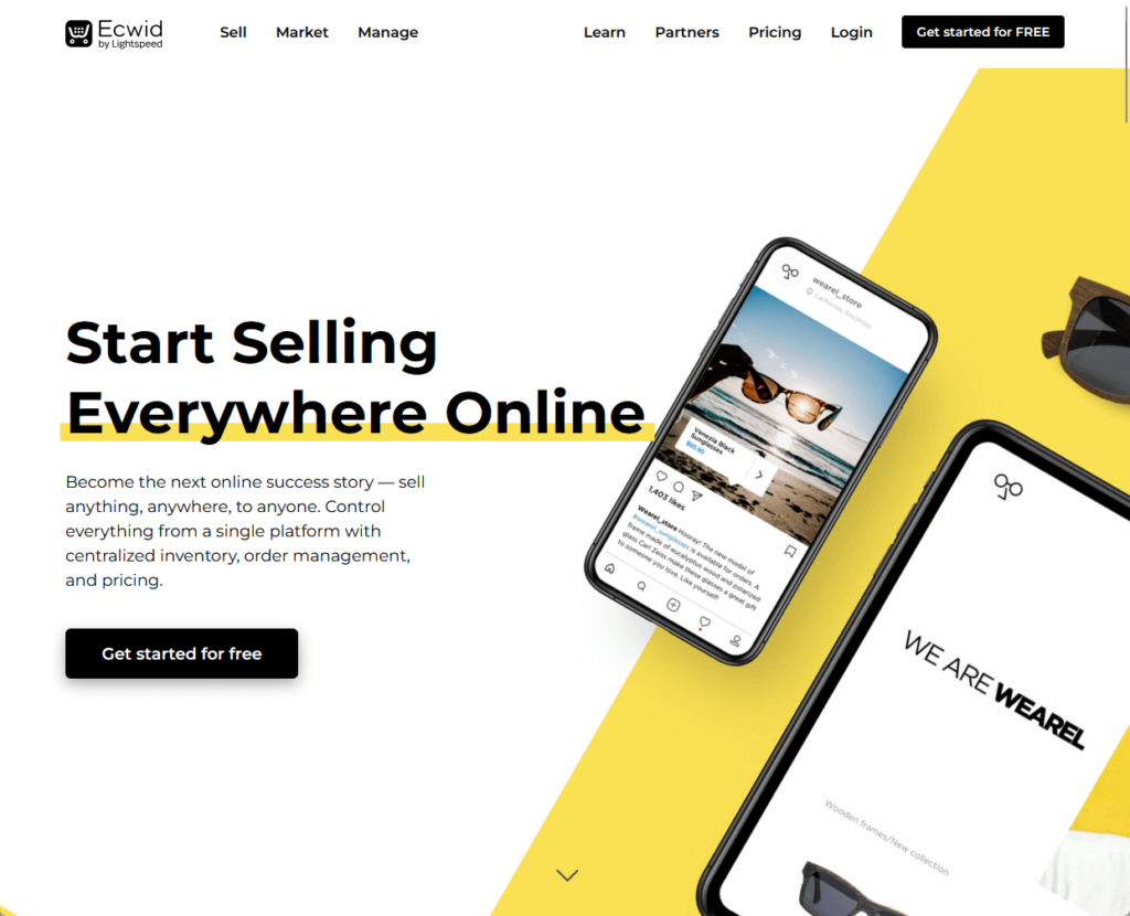 Ecwid: Start Selling Everywhere Online