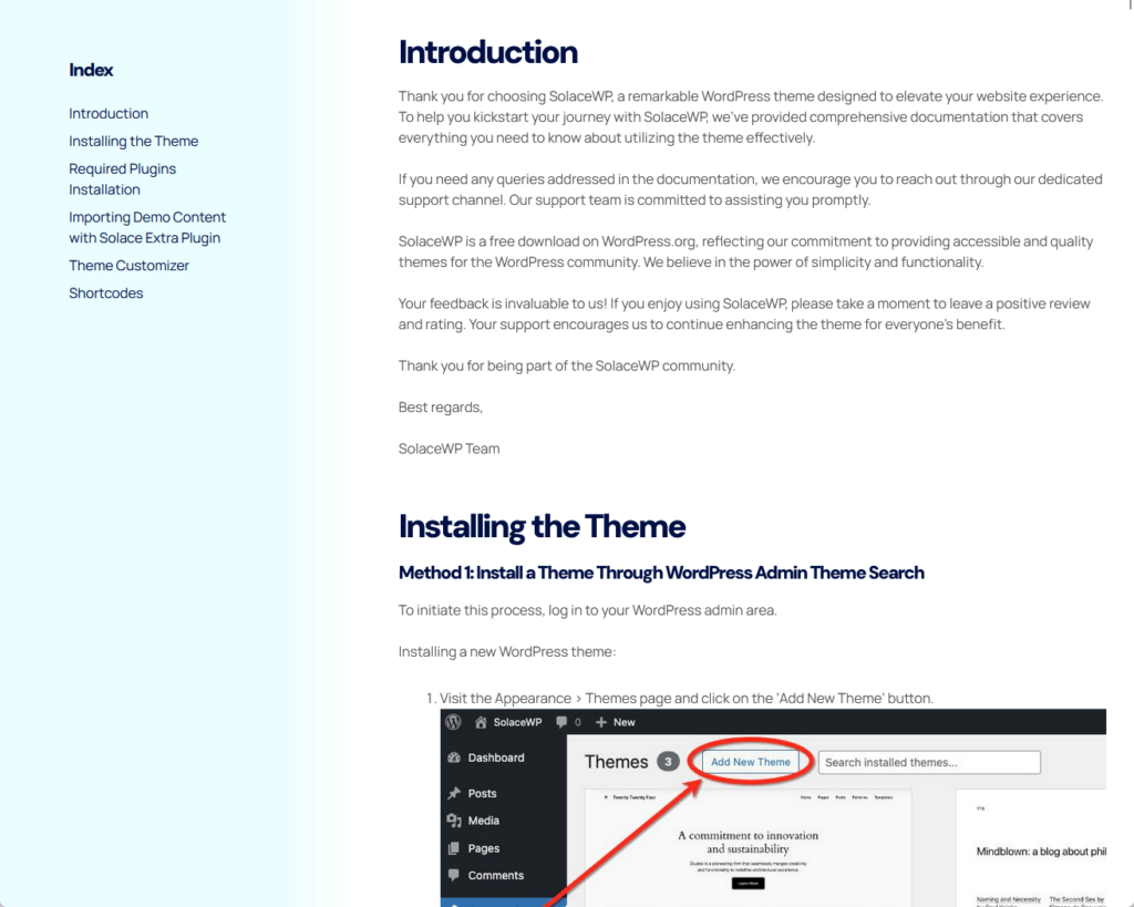 solace documentation top