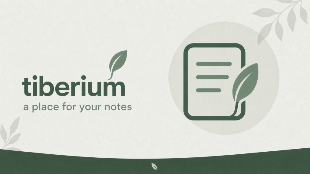 tiberium.app - the best free note taker online